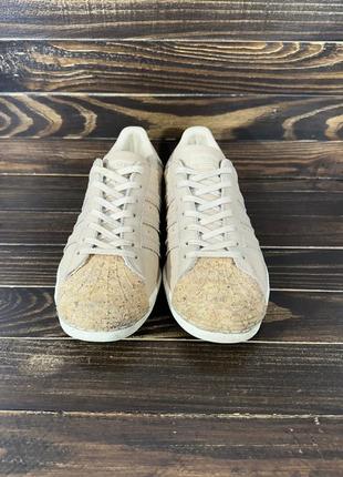 Adidas originals superstar 80s w cork оригинальные кеды3 фото