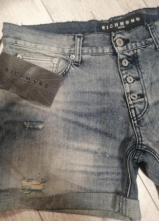 Женские джинсовые шорты, итальянского бренда,26mond новые, оригинал.5 фото