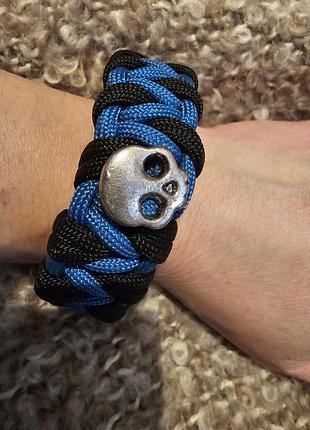 Браслет виживання паракорд тактичний череп