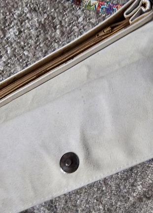 Сумка клатч брендовый peter kaiser с принтом под роспись в стиле этно6 фото