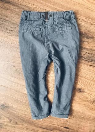 Утепленные штаны штанишки брюки джинсы john lewis 1-1,5 года 80-86 см3 фото