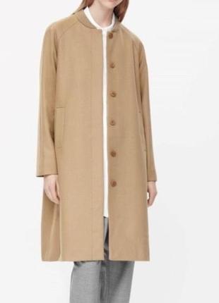 Женское шерстяное пальто бренда cos9 фото