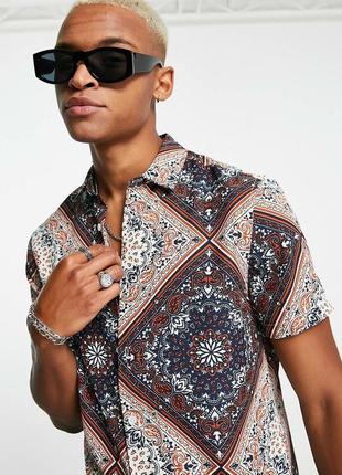 Рубашка asos design разноцветная