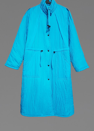 Винтажное длинное оверсайз пальто