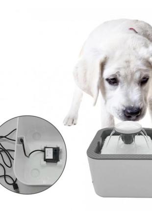 Автоматическая поилка фонтан для собак и кошек pet water fountain автопоилка5 фото