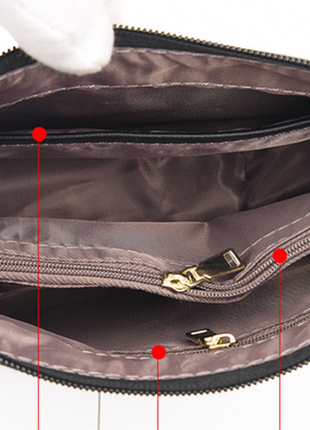Жіноча міні клатч сумка на плече кенгуру, маленька сумка для дівчат еко шкіра5 фото