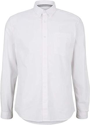 Чоловіча біла сорочка tom tailor xl regular