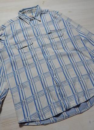 Вінтажна фланельова сорочка овершорт vintage diesel overshirt button ups flannel shirt2 фото