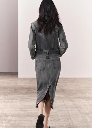 Сукня жіноча сіра джинсова zara new3 фото
