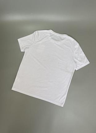 Стильная белая футболка shine с принтами, принт, летняя, легкая, шайн, шейн6 фото
