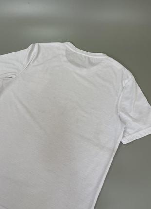 Стильная белая футболка shine с принтами, принт, летняя, легкая, шайн, шейн7 фото