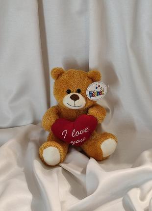 Нові подарункові м'які іграшки ведмедики з сердечком