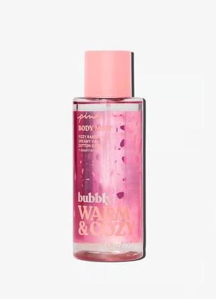 Парфюмированный спрей для тела victoria's secret pink bubbly warm & cozy