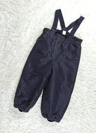 Классные термо штаны на флисе малышу.1 фото