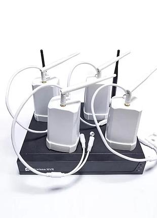Комплект видеонаблюдения на 4 камеры nvr kit 601 wifi 4ch с регистратором5 фото