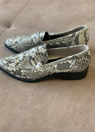 Туфли кожаные bianco
