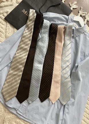 Шикарные шелковые галстуки галстук armani hugo boss kenzo1 фото