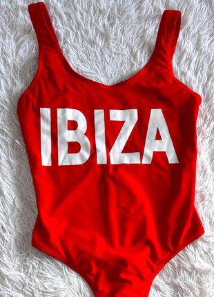 Яркий красный купальник ibiza primark