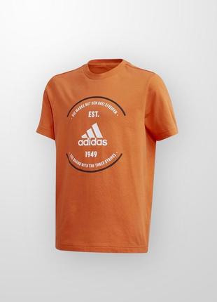 Бавовняна футболка adidas на хлопчика