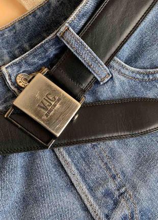 Шкіряний ремінь versace jeans couture10 фото