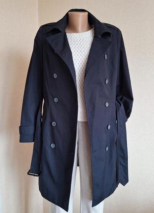 Черный тренч selected femme трекот плащ trenchcoat trench плащик макинтош