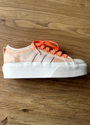 Кеди adidas originals nizza plarform w4 фото