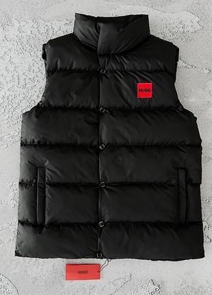 Жилет hugo boss, черная жилетка, жилетка хуго босс, черная жилетка