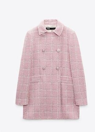 Легке рожеве пальто  zara, м