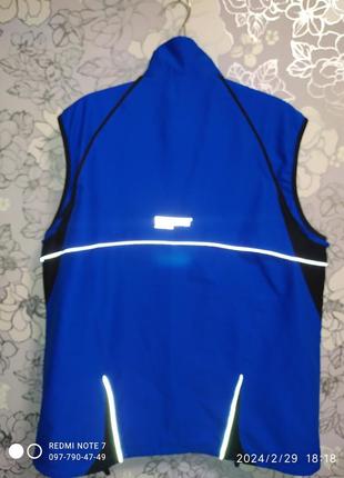 Спортивний жилет безрукавка — gore running wear windstopper — xl2 фото