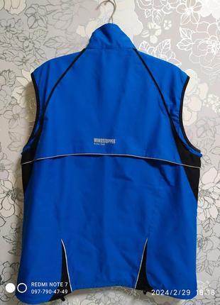 Спортивний жилет безрукавка — gore running wear windstopper — xl3 фото