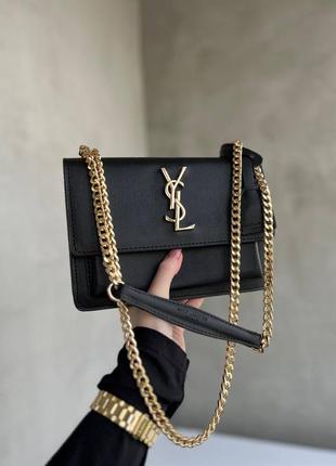 Женская сумка yves saint-laurent клатч премиум качество