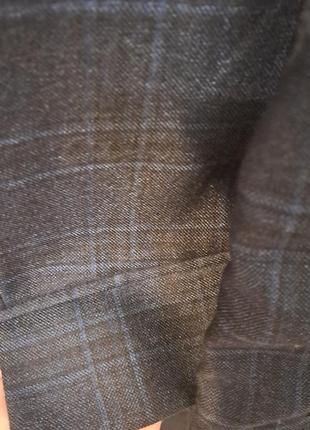 Прямой блейзер  пиджак модель с воротником, на контрасных пуговицах на подкладкe.  коллекция бренда mango6 фото