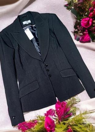Брендовый пиджак жакет с карманами marks&spencer марокко вискоза этикетка