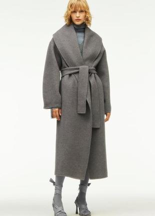 Пальто из шерсти и кашемира zara limited edition1 фото