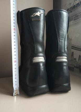 Сапоги мотоботы alpinestar racting ahead 40 из натуральной кожи gore-tex made in...