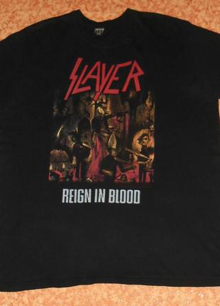 Футболка slayer/reign in blood/absolute cult/vintage3 фото