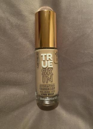 Тональна основа для обличчя catrice true skin hydrating foundation 030 neutral sand, 30 мл3 фото