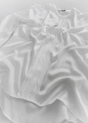 Біла шовкова блуза louis and me4 фото