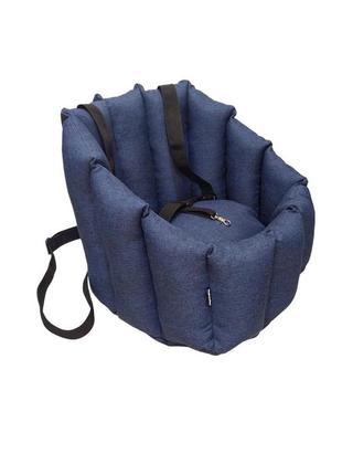 Автокресло сумка-переноска автогамак лежак для собак животных автомобильная переноска 50 х 45 см1 фото