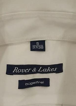 Классическая белая рубашка, разм.s. rover &amp; lakes прямого кроя3 фото