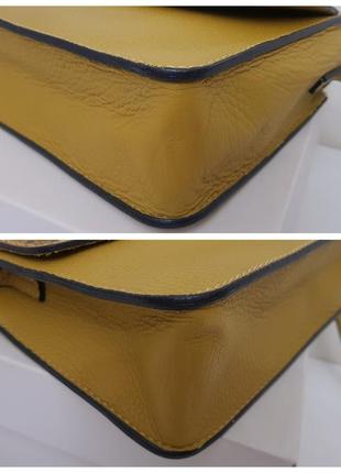 Красивая итальянская кожаная сумка crossbody8 фото