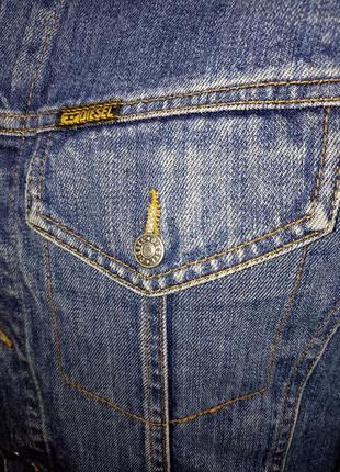 Diesel drake джинсова куртка італія8 фото