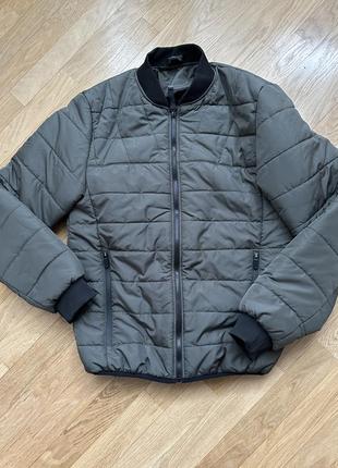 Плотная мужская куртка pobedov povezlo до + 15°c / стильный бомбер с утепленной подкладкой хаки3 фото