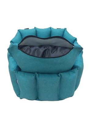 Автокресло сумка-переноска автогамак лежак для собак животных автомобильная переноска 50 х 45 см6 фото