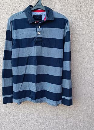 Реглан поло blue harbour marks and spencer лонгслив 100% cotton