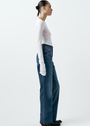 Джинси zara  wide leg - full length3 фото