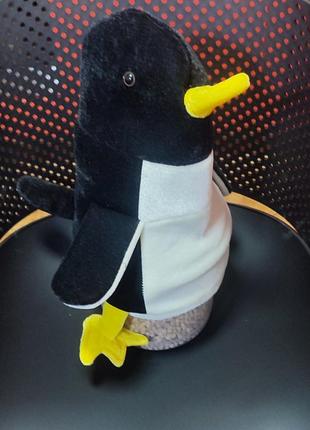 Шапка - маска пингвин для создания обижа или карнавала4 фото