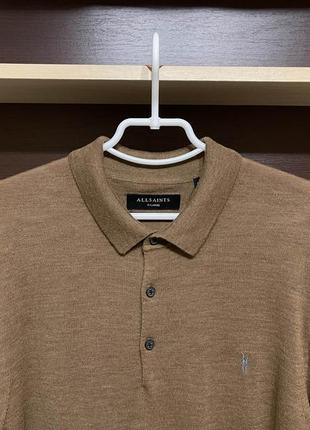 Allsaints, 100% мериносова вовна поло, джемпер