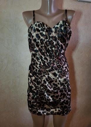 Крута леопардова сукня, тигрова сукенка, леопардовое платье, тигровый сарафан