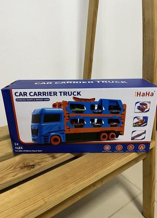 Трек hot wheels city грузовик-транспортер супер гонки 2 в 1 х х х х вилс